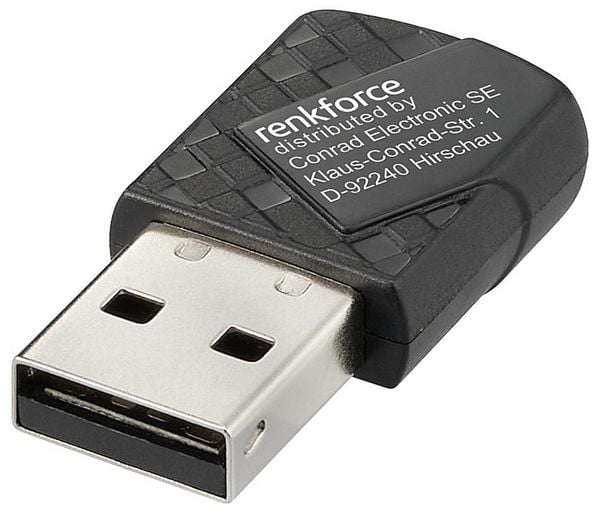 Renkforce RF-WFBTA-200 WLAN- / Bluetooth -Adapter USB-A (USB 2.0) 886MBit/s