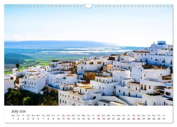 Produktbild: Andalusia (Wall Calendar 2026 DIN A3 landscape), CALVENDO 12 Month Wall Calendar