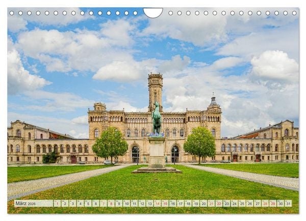 Produktbild: Hannover Stadtansichten (Wandkalender 2026 DIN A4 quer), CALVENDO Monatskalender