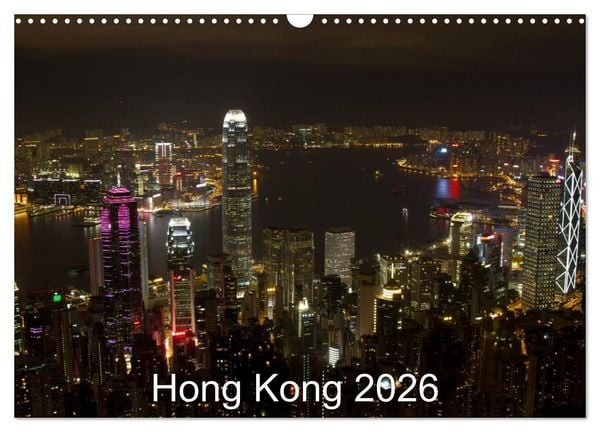 Produktbild: Hong Kong 2026 (Wandkalender 2026 DIN A3 quer), CALVENDO Monatskalender