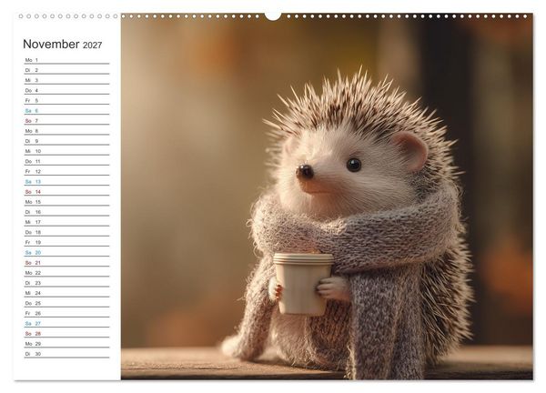 Produktbild: Tierisch genial (Wandkalender 2027 DIN A2 quer), CALVENDO Monatskalender