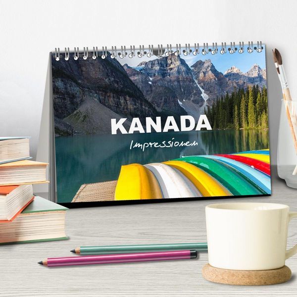 Produktbild: Kanada - Impressionen (Tischkalender 2026 DIN A5 quer), CALVENDO Monatskalender