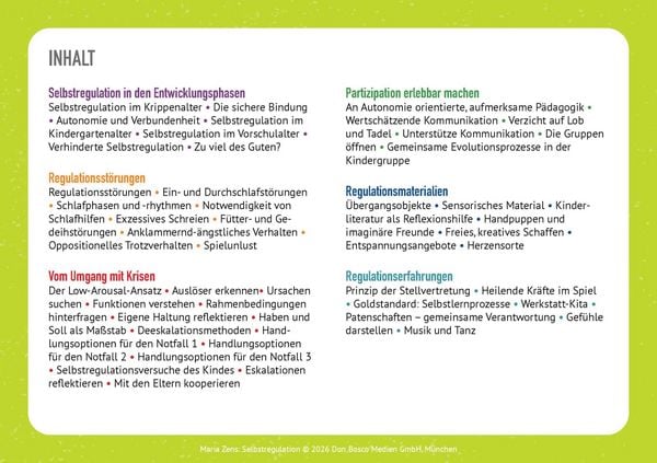 Produktbild: Selbstregulation: Emotionale Entwicklung von Kindern begleiten