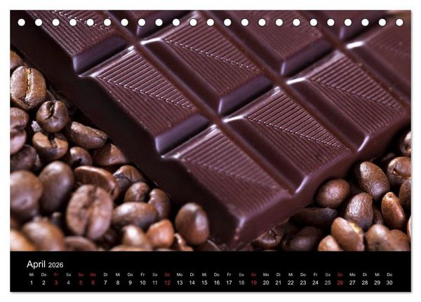 Produktbild: Kaffee & Schokolade (Tischkalender 2026 DIN A5 quer), CALVENDO Monatskalender