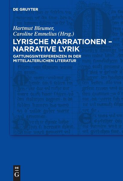Lyrische Narrationen – narrative Lyrik