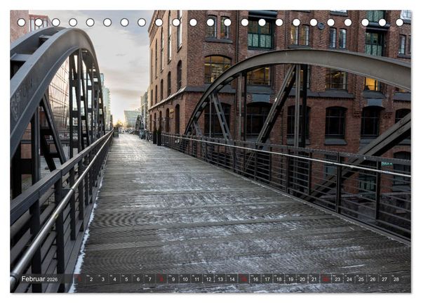 Produktbild: Hamburg - Die Weltstadt an der Waterkant (Tischkalender 2026 DIN A5 quer), CALVENDO Monatskalender