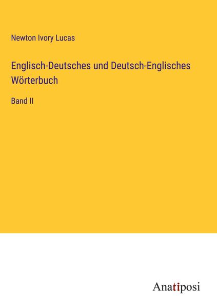 Englisch-Deutsches und Deutsch-Englisches Wörterbuch