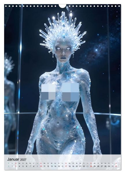 Produktbild: Alien Engel (Wandkalender 2027 DIN A3 hoch), CALVENDO Monatskalender