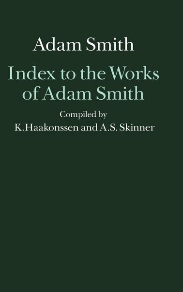 Produktbild: Index to the Works of Adam Smith