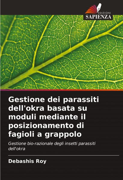 Produktbild: Gestione dei parassiti dell'okra basata su moduli mediante il posizionamento di fagioli a grappolo