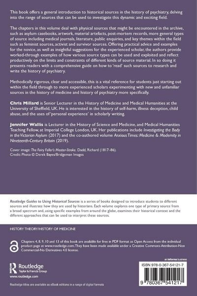 Produktbild: Sources in the History of Psychiatry, from 1800 to the Present