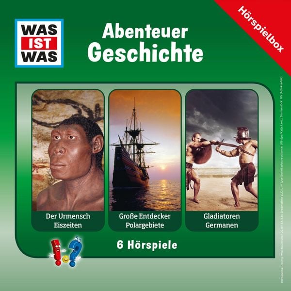 Produktbild: WAS IST WAS H&ouml;rspielbox: Abenteuer Geschichte
