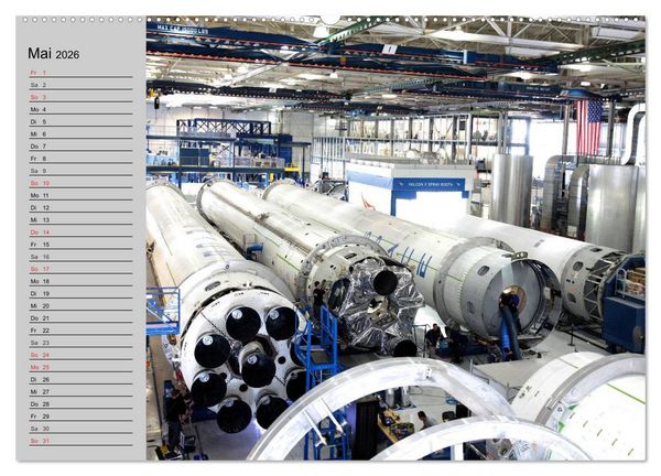 Produktbild: Space Shuttle. Impressionen aus der Raumfahrt (Wandkalender 2026 DIN A2 quer), CALVENDO Monatskalender