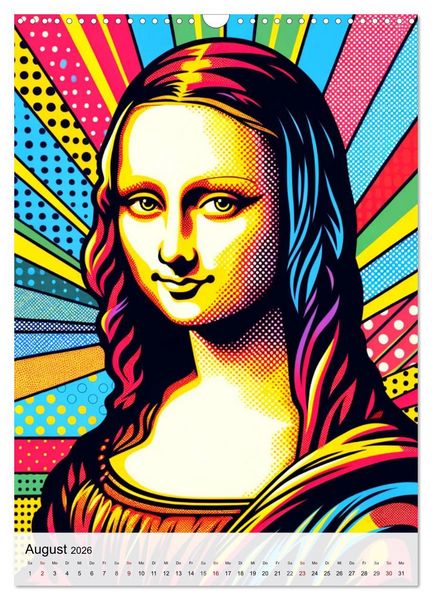 Produktbild: Pop Art - In der &Auml;ra der K&uuml;nstlichen Intelligenz (Wandkalender 2026 DIN A3 hoch), CALVENDO Monatskalender