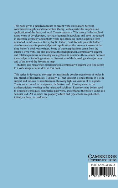 Produktbild: Multiplicities and Chern Classes in Local Algebra