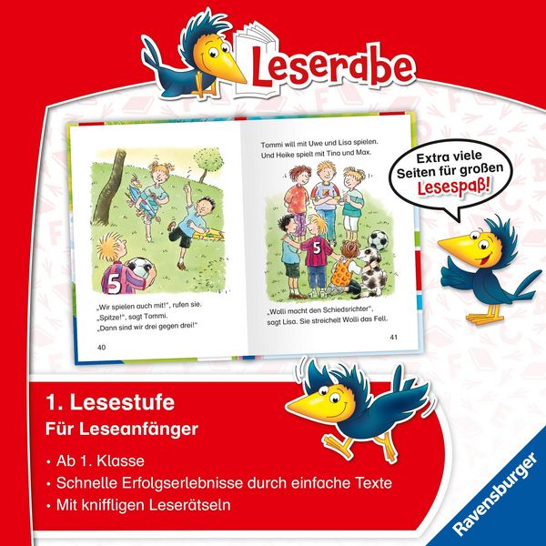 Produktbild: Leserabe Sonderausgaben - Fu&szlig;ballabenteuer zum Lesenlernen