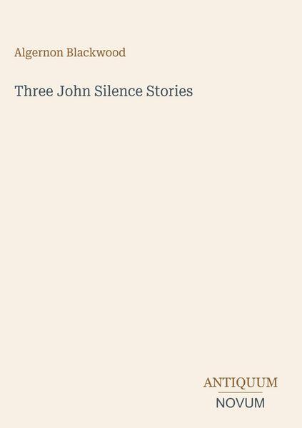 Produktbild: Three John Silence Stories