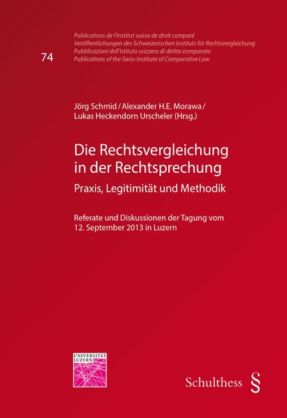 Produktbild: Die Rechtsvergleichung in der Rechtsprechung
