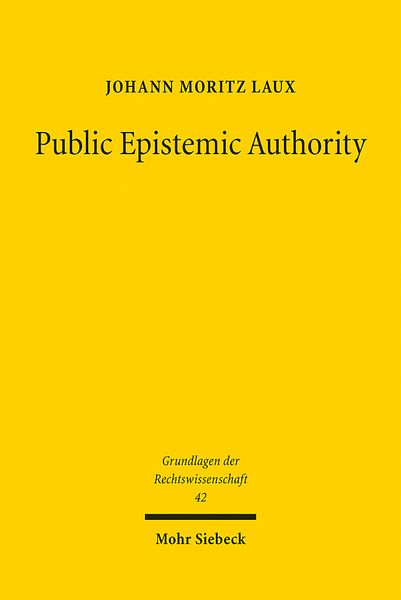Produktbild: Public Epistemic Authority