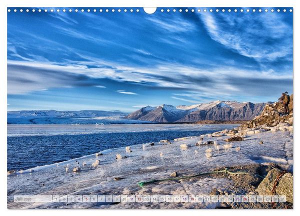 Produktbild: Surreale Landschaften Islands (Wandkalender 2026 DIN A3 quer), CALVENDO Monatskalender