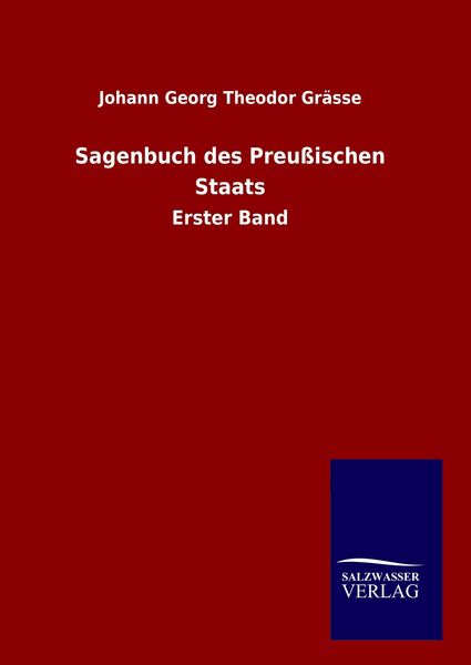 Produktbild: Sagenbuch des Preu&szlig;ischen Staats