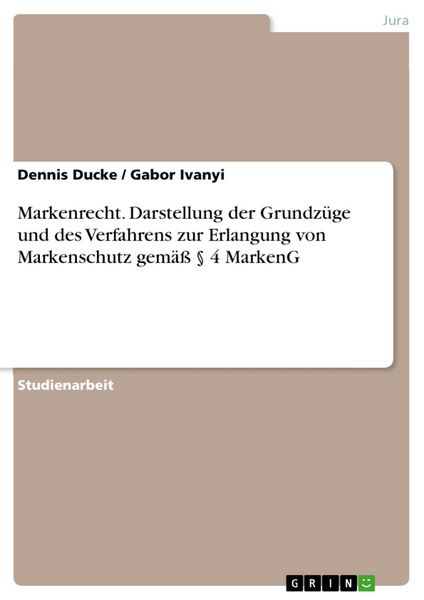 Produktbild: Markenrecht