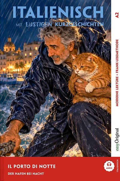 Produktbild: Italienisch lernen mit lustigen Kurzgeschichten (A2) - Il porto di notte (+ Audio-Online)