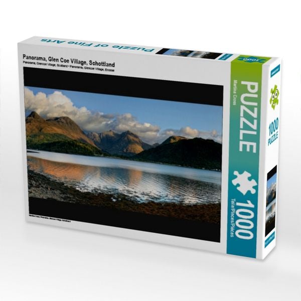 Produktbild: CALVENDO Puzzle Panorama, Glen Coe Village, Schottland | 1000 Teile Lege-Gr&ouml;&szlig;e 64x48cm Foto-Puzzle f&uuml;r gl&uuml;ckliche Stunden