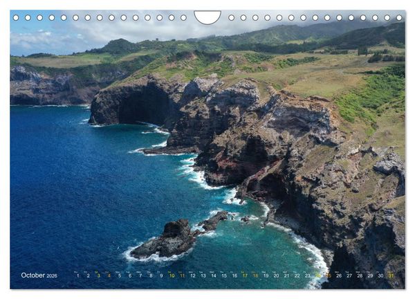 Produktbild: Hawaii, Maui and Big Island (Wall Calendar 2026 DIN A4 landscape), CALVENDO 12 Month Wall Calendar