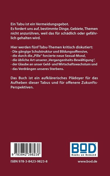 Produktbild: Aufgespiesste Tabus