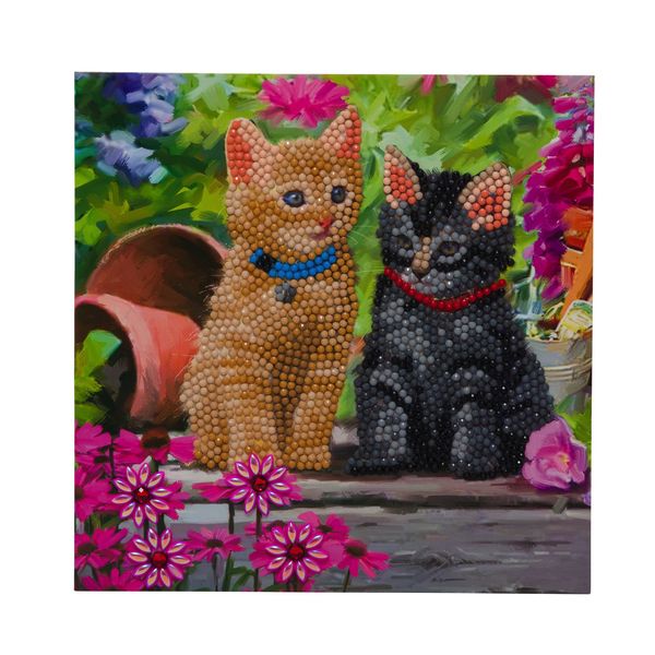 Produktbild: Crystal Art Katzenfreunde 18x18cm