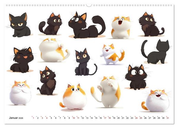 Produktbild: ComicZoo - eine lustige Tiertruppe (Wandkalender 2026 DIN A2 quer), CALVENDO Monatskalender