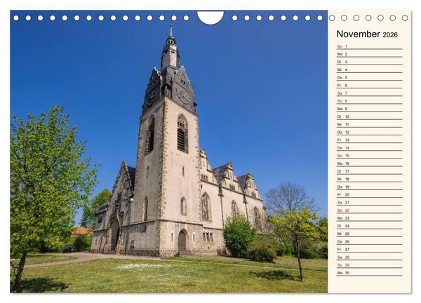 Produktbild: Lutherstadt Wittenberg - Stadt der Reformation (Wandkalender 2026 DIN A4 quer), CALVENDO Monatskalender