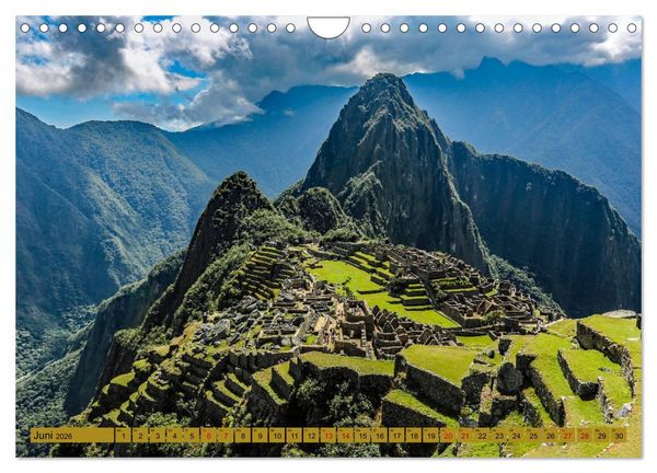 Produktbild: Urlaub in Peru (Wandkalender 2026 DIN A4 quer), CALVENDO Monatskalender