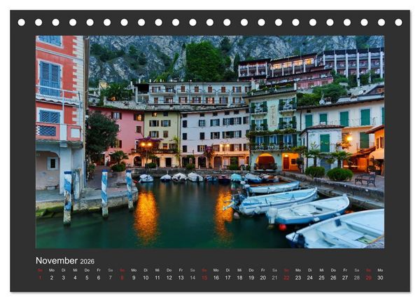 Produktbild: Limone sul Garda - Bella Italia (Tischkalender 2026 DIN A5 quer), CALVENDO Monatskalender