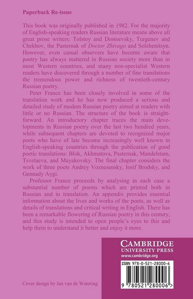 Produktbild: Poets of Modern Russia