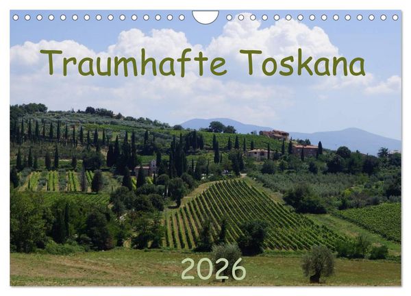 Produktbild: Toskana 2026 (Wandkalender 2026 DIN A4 quer), CALVENDO Monatskalender