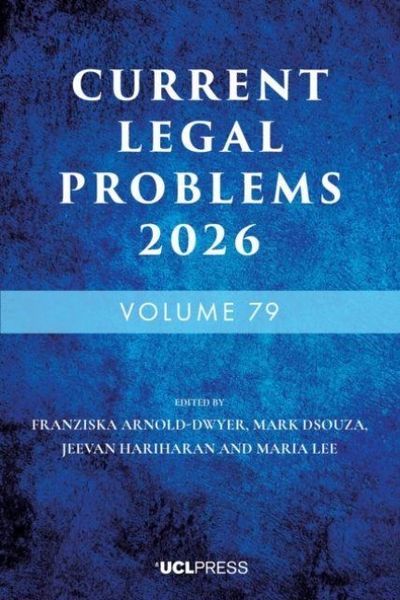 Produktbild: Current Legal Problems 2026