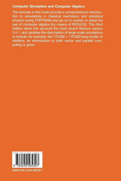 Produktbild: Computer Simulation and Computer Algebra