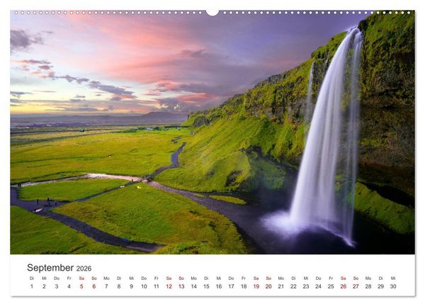 Produktbild: Island - Mehr als nur eine Insel. (Wandkalender 2026 DIN A2 quer), CALVENDO Monatskalender