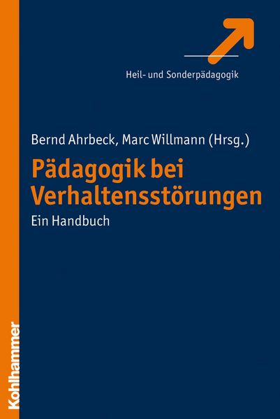 Produktbild: P&auml;dagogik bei Verhaltensst&ouml;rungen