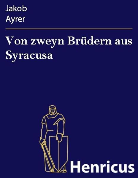 Produktbild: Von zweyn Br&uuml;dern aus Syracusa