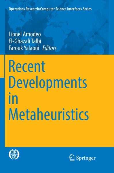 Produktbild: Recent Developments in Metaheuristics