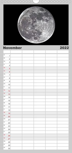 Produktbild: Familienplaner Himmlische Impressionen (Wandkalender 2022 , 21 cm x 45 cm, hoch)