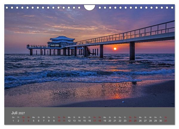 Produktbild: L&uuml;becker Bucht - Travem&uuml;nde - Niendorf - Timmendorf (Wandkalender 2027 DIN A4 quer), CALVENDO Monatskalender