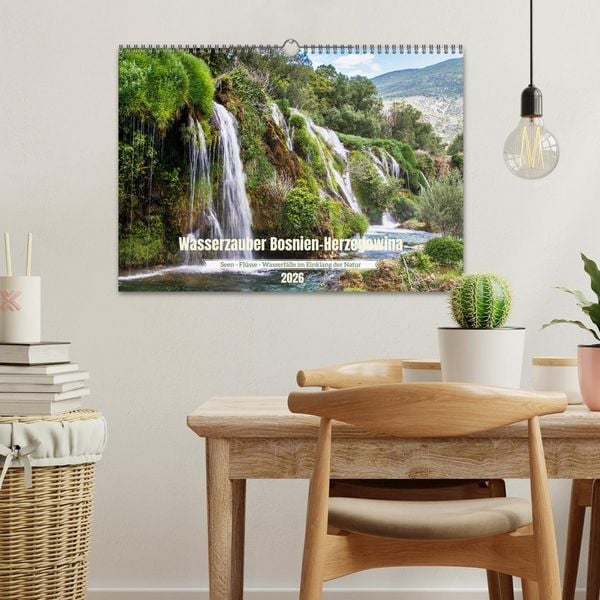Produktbild: Wasserzauber Bosnien-Herzegowina (Wandkalender 2026 DIN A3 quer), CALVENDO Monatskalender