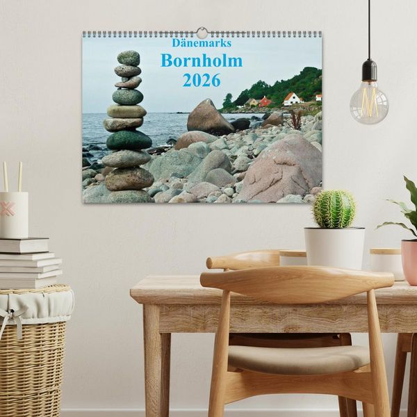 Produktbild: D&auml;nemarks Bornholm 2026 (Wandkalender 2026 DIN A3 quer), CALVENDO Monatskalender