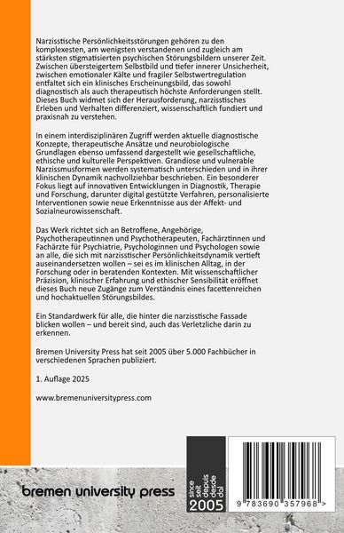 Produktbild: Narzisstische Pers&ouml;nlichkeitsst&ouml;rungen