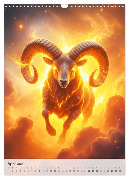 Produktbild: Der Mythos der Sternenzeichen - Sternenwesen des Zodiaks (Wandkalender 2026 DIN A3 hoch), CALVENDO Monatskalender