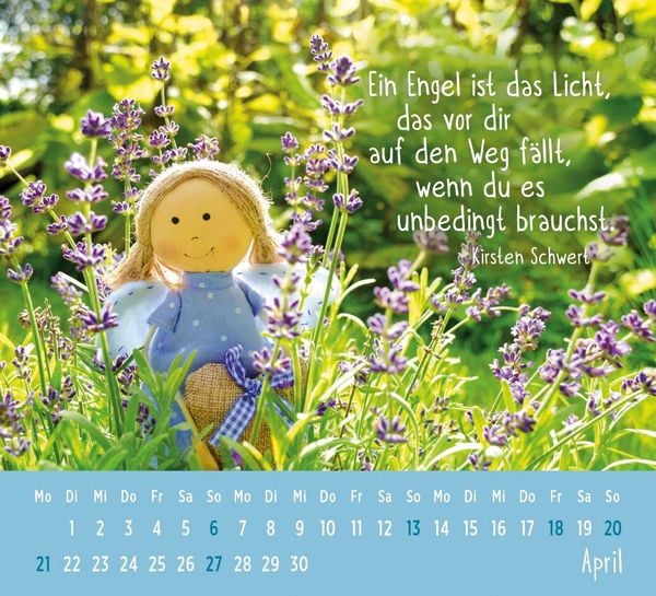 'Mini-Kalender 2025: Der kleine Schutzengelkalender' - 'GROH-Verlag'